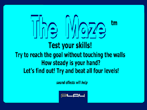 Scary Maze Game