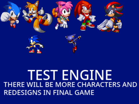 Sonic Reimagined - Test Engine