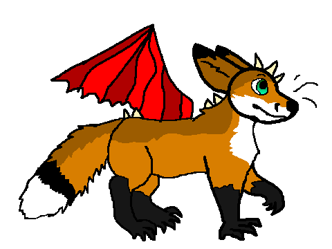 Estra The Dragon Fox