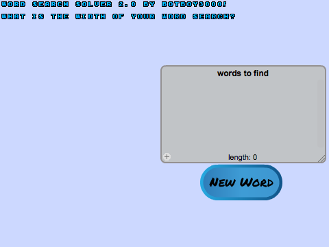 Word Search Solver 2.0