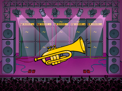 Learn to play a trumpet!