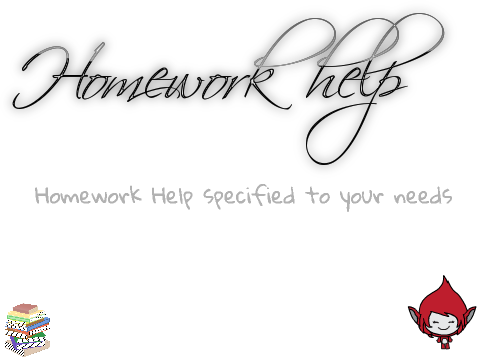 Homework help advert