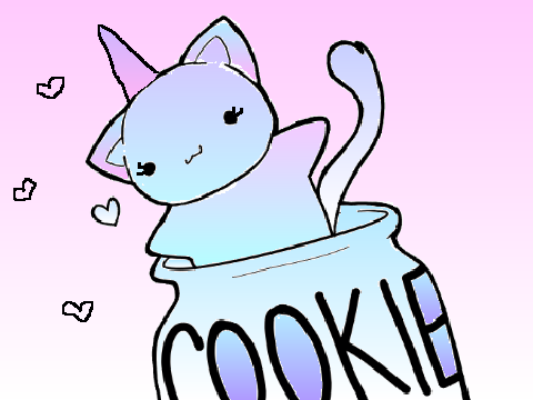 ~Ombre Kawaii Kittycorn~ | Amethyst1200's entry for Open Kawaii Coloring Contest!!