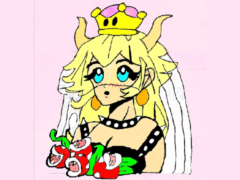 Just a little Bowsette fan art