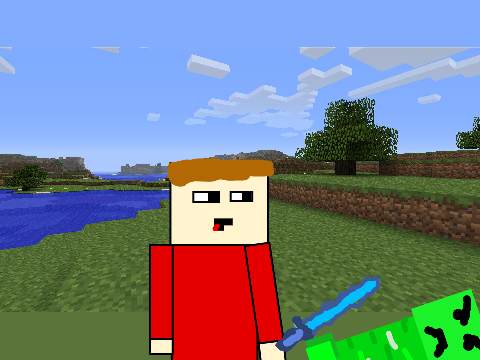 omg a minecraft animation