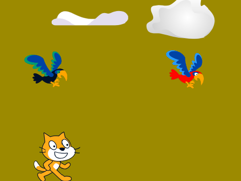 chase those birds