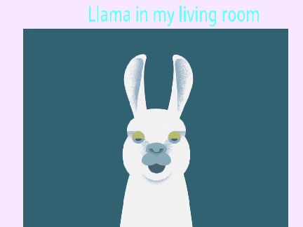 Llama In My Living Room