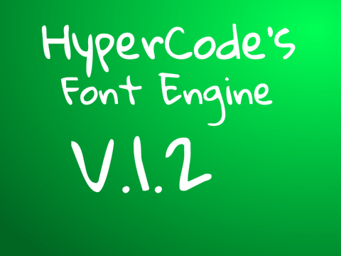 Font Engine V1.2