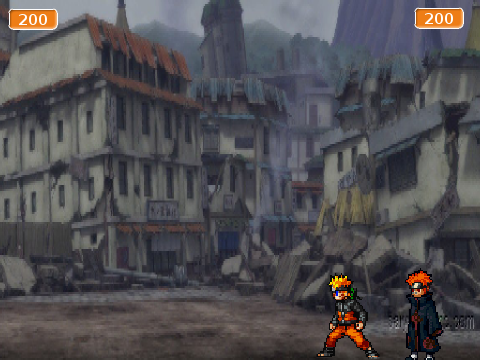 Naruto vs pain beta
