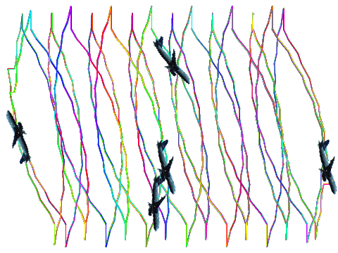 Colorful Crazy Airplanes