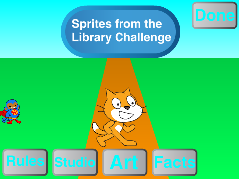 Sprites from the Library Challenge