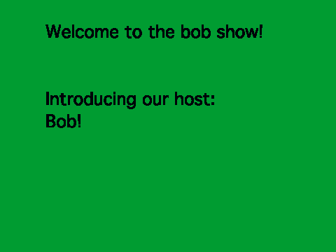 the bob show episode 1