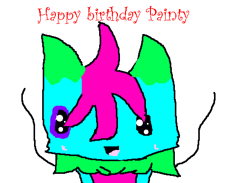 Happy(LATE!)Birthday Painty!:D
