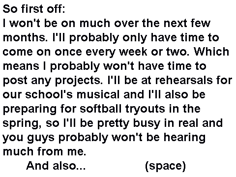 Announcements and...