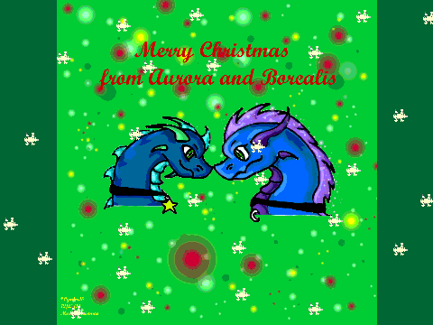 Merry Christmas from Aurora and Borealis
