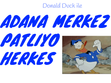 Adana Merkez Donald Duck