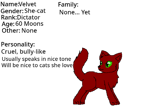 Velvet's Prison RP (Warriorscats) Signups READ WHOLE DESCRIPTION
