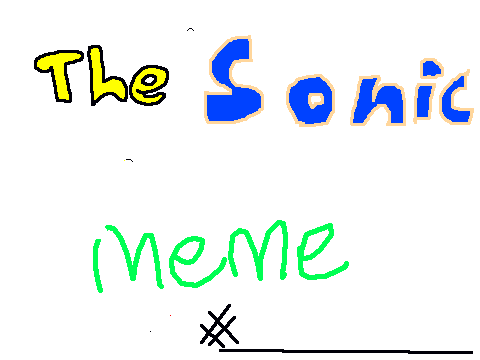 The Sonic Meme