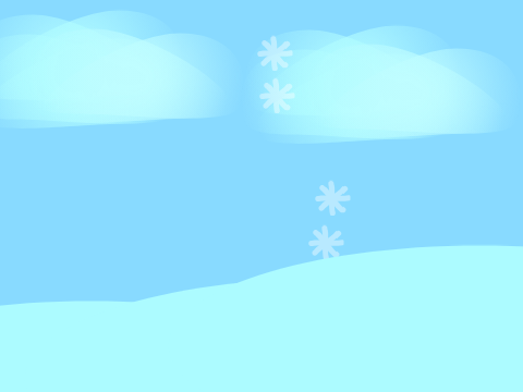 Snow Day ~A Monochromatic Parallax~