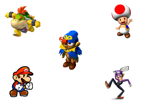which character for smash bros 4:mario