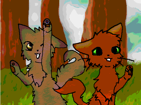 lets play CC entry!!! Firepaw and Graypaw