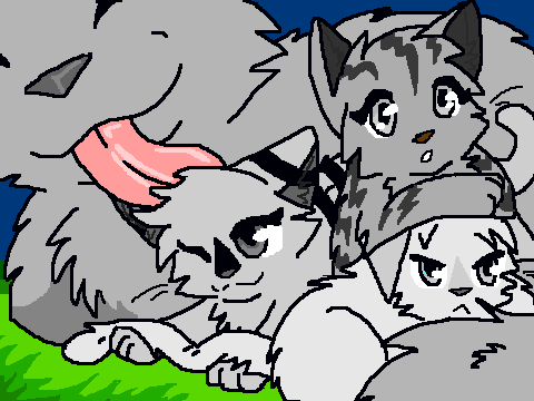 Espoir de Lune et ses chatons