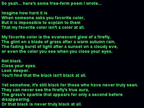 See Like Me...A Poem.