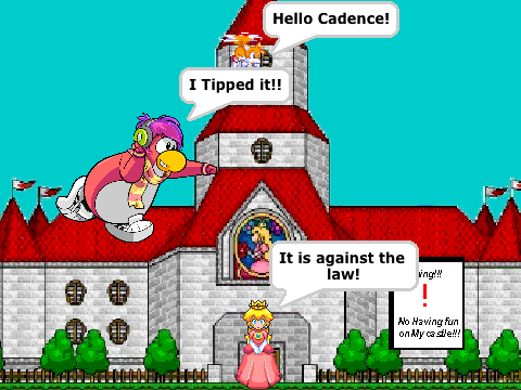 Add Yourself Having Fun at Peach's Castle