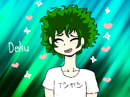 I drew Deku~!