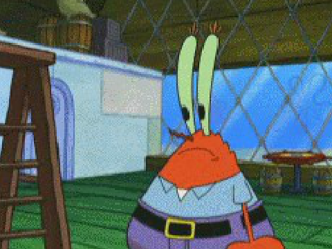 Spongebob runs extremly faster like he is driving