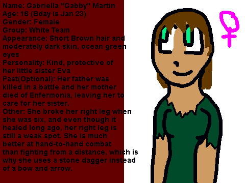 The End Of The World RPG Character bios 1