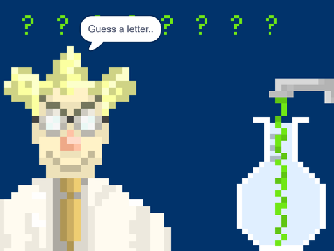 Evil Scientist Element Hangman