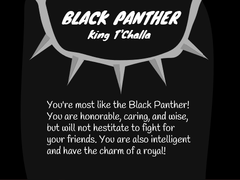 Which Infinity War Character Are You? 