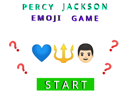 Percy Jackson Emoji Game