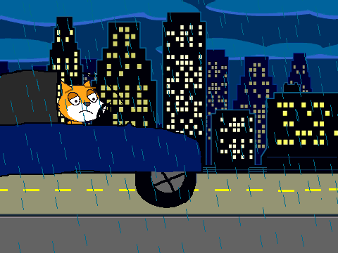 Depressed cat.