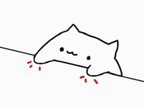 The Cat Tapping On the Table
