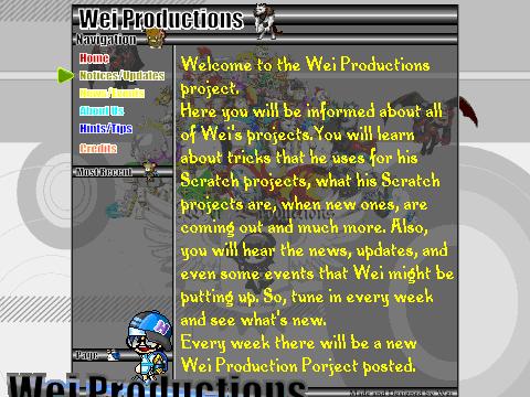Wei Productions Page