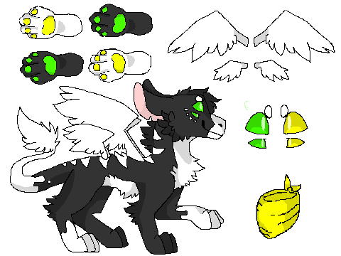 New OC Ref - Lemon The Dutch Angel Dragon