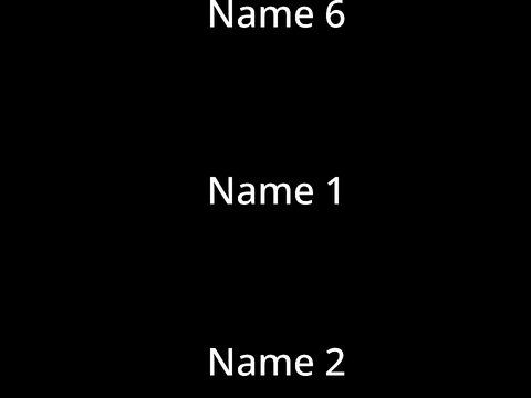 Scrolling credits generator