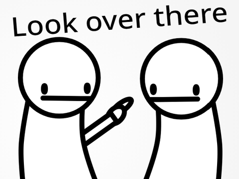 look over there