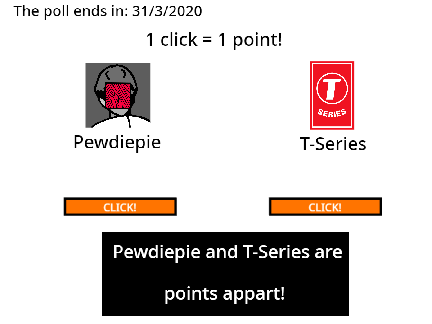 Pewdiepie VS T-Series
