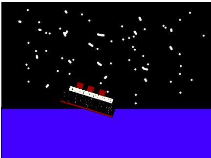 The sinking of the Queen Mary