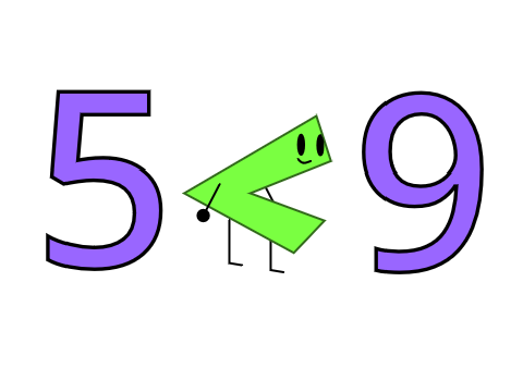 5 < 9
