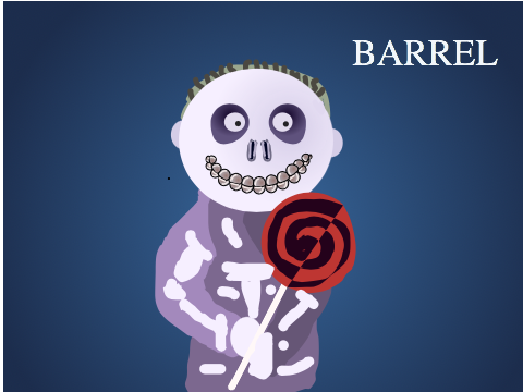 Nightmare before Christmas art collab BARREL