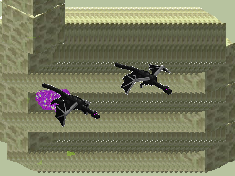 エンダードラゴン　操縦　minecraftで作成 remix