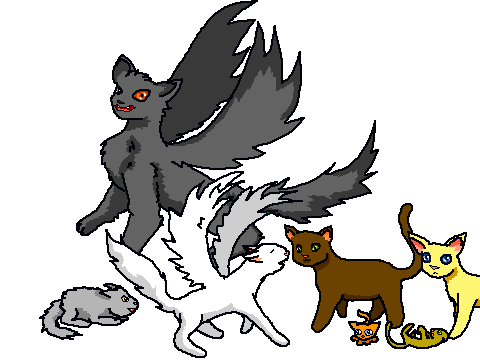 Halfpaw's request (cats)