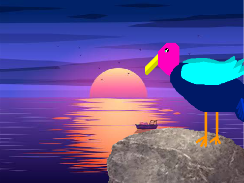 the sun's going down