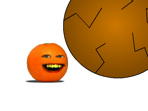 scratch poop the anoying orange kills red