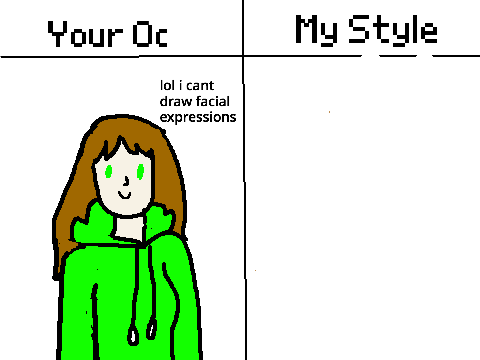 I'll draw your OC in my style! remix