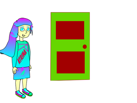 What's behind the door??